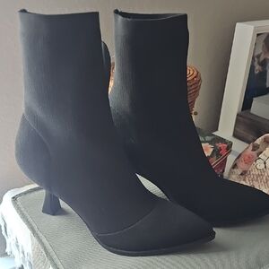 Catherine Malandrino Black Heeled Boots